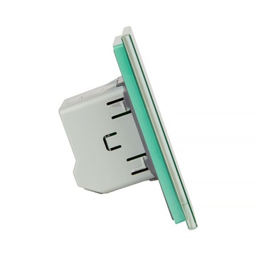 СЕНСОРНЫЙ ПЕРЕКЛЮЧАТЕЛЬ LIVOLO С ОДНЫМ СТЕКЛОМ. ЗЕЛЕНЫЙ