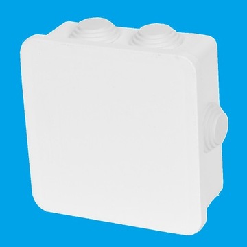 PUSZKA ZATRZASKOWA NATYNKOWA HERMETYCZNA ELEKTRYCZNA 85x85x40 mm !PROMOCJA!