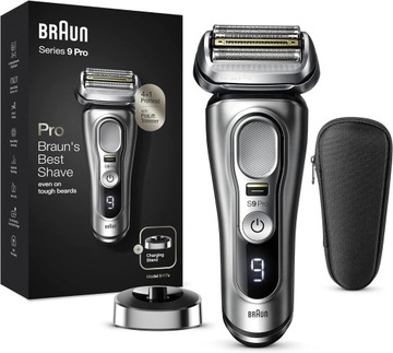 Braun Series 9 Pro Premium Golarka Elektryczna, Srebrny/Czarny