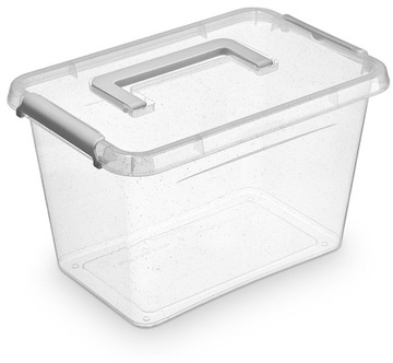 POJEMNIK ANTYBAKTERYJNY PUDEŁKO Z POKRYWĄ 6,5 L