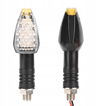 H4 Motocykl Reflektor Flasher LED Przednia