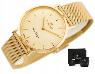 ZEGAREK DAMSKI G. ROSSI GIULIA mesh +BOX +GRAWER