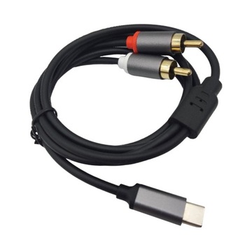 Кабель RCA типа c–2 Стереокабель USB C Aux 2 м