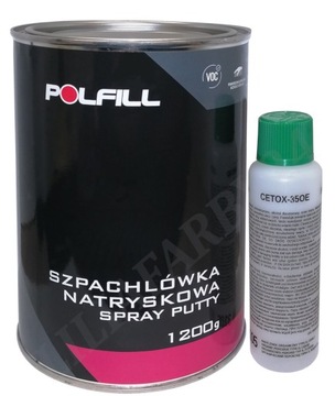 SZPACHLÓWKA NATRYSKOWA SPRAY POLFILL - 1,2kg