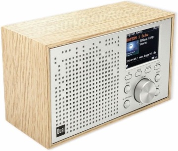 Радио DUAL DCR 100 DAB+ FM RDS Эквалайзер БАТАРЕИ ДЕРЕВЯННЫЙ ЖК-дисплей
