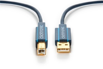 Кабель (для принтера) USB 2.0 A/B 3м Clicktronic