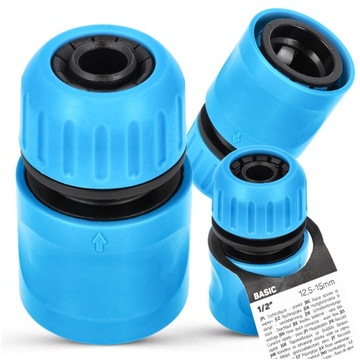 Быстродействующая муфта, соединитель с втулкой для садового шланга, соединитель для шланга Cellfast 1/2–5/8