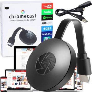 ADAPTER G2 HDMI WIFI CHROMECAST STREAM HD WECAST BEZPRZEWODOWY MIRROSCREEN