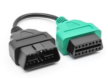Adapter do MultiEcuScan AlfaOBD OBD typ A1 zielony ELM327 KKL