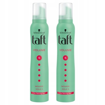 Taft True Volume 5 pianka włosów objętość 2x200ml