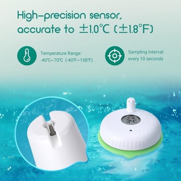 INKBIRD IBS-P02R + плавающий термометр для бассейна IBS-M2 L761