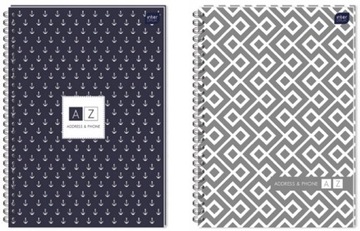 Блокнот индексный формата А5 в твердом переплете ШАНС