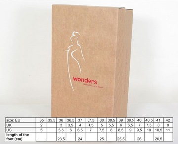 Wonders 3810 Sumatra Natural балетки 36