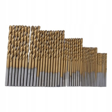 ZESTAW WIERTEŁ DO METALU 50sztuk HSS 1-3mm