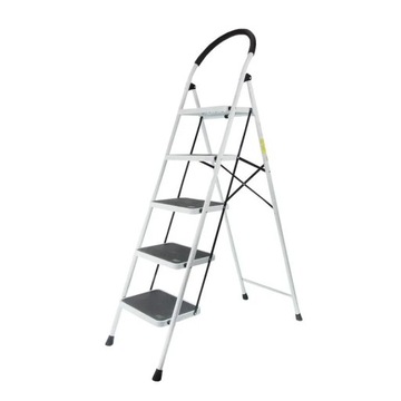 DRABINA STALOWA 5-STOPNIOWA DOMOWA, H.R-GMP5STDS.