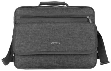 Просторная сумка для ноутбука через плечо Rovicky с фирменным логотипом