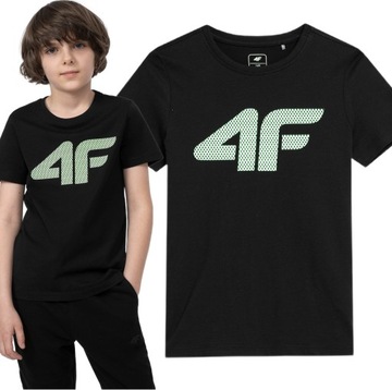 T-SHIRT CHŁOPIĘCY 4F KOSZULKA BAWEŁNA TTSHM293