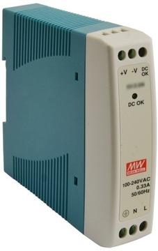 MDR-10-24 - zasilacz impulsowy 10W, 24VDC, 0,42A