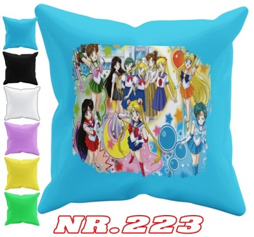 POSZEWKA NA PODUSZKĘ JAŚKA DO PRZEDSZKOLA SAILOR MOON + IMIĘ GRATIS