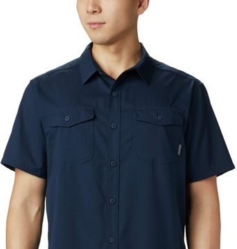Koszula męska Columbia Utilizer II Solid S/S Shirt- Collegiate Navy L