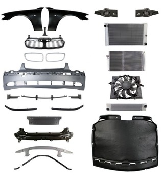 BMW 7 E65 E66 E67 01-04 NÁRAZNÍK PAS HALOGEN