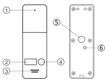 АС-101А Домофон Замель односемейный комплект