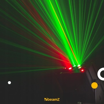 Лазер RG Gobo party и пульт дистанционного управления Beamz LED