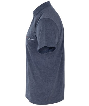 KOSZULKA męska POLO ciemno-niebieska z kieszonką rozmiar 3XL