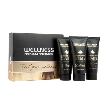 Wellness Premium mini zestaw SZAMPON ODŻYWKA MASKA