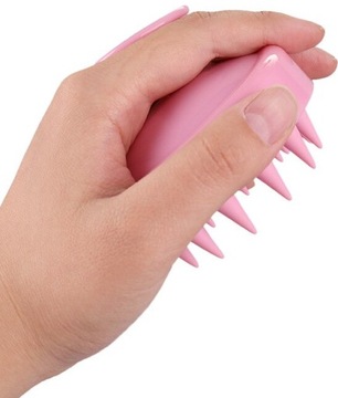 Массажер для кожи головы PORTOST HAIR WASHING BRUSH Розовый