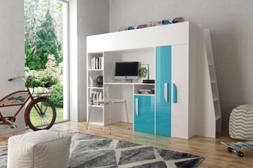 Двухъярусная кровать Party 16 в мезонине