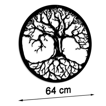 Ажурная картина Настенное украшение Дерево Панно Большое