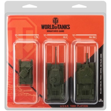 World of Tanks: Фигурка - СССР - Танковый взвод (Т-70, ИС-2, ИСУ-52)