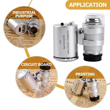 Ювелирная лупа, увеличительная лупа, портативная