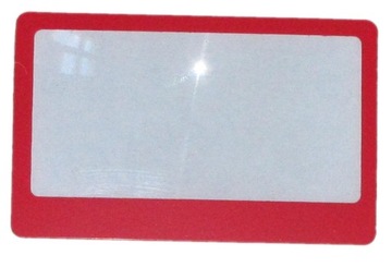 LUPA KIESZONKOWA SOCZEWKA FRESNELA 8,5x5,5cm