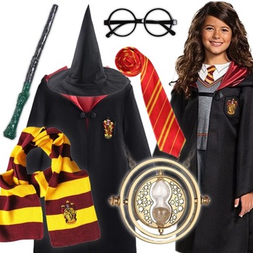 HERMIONA HARRY POTTER STRÓJ KOSTIUM PRZEBRANIE 7w1 134/146 balovelove_pl