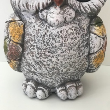 Садовая статуэтка СОЛНЕЧНАЯ СОВА ВЕСНА САД LED