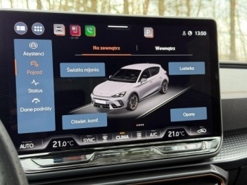 Cupra Leon II Hatchback Facelifting 1.5 TSI 150KM 2025 Cupra Leon Polski salon VAT 23% Kamera cofania, zdjęcie 19