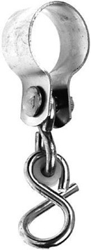 ПОВОРОТНЫЙ КРЮК С ЗАЖИМОМ, ПОДВЕСЕННЫЙ НА ТРУБУ 50 ММ