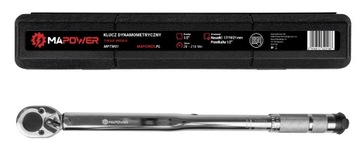 ДИНАМОМЕТРИЧЕСКИЙ КЛЮЧ 1/2 28-210 Нм ДЛЯ КОЛЕС СЕРТИФИКАТ КАЛИБРОВКИ CRV LOCK