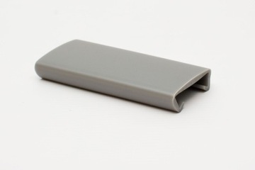 Listwa poręczowa 40x8mm POPIEL JASNY 20mb