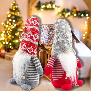 2x СЛОН РОЖДЕСТВЕНСКИЕ ГАРЛИКИ СТОЯЩАЯ ПАРА ОРНАМЕНТ РОЖДЕСТВЕНСКОЕ УКРАШЕНИЕ ГНОМ