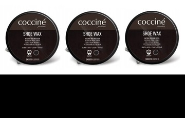 3x PASTA DO BUTÓW CZARNA WOSK CZARNY DO OBUWIA