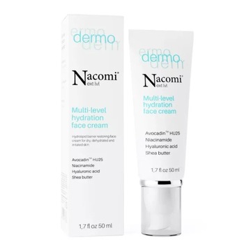 Nacomi Next LvL Dermo Wielopoziomowy Krem Intensywnie Nawilżający 50ml