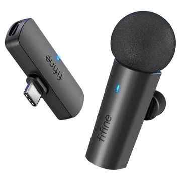 MIKROFON KRAWATOWY BEZPRZEWODOWY 2.4 GHZ MIKROPORT USB-C ANDROID IPHONE