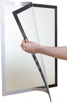 SAMOPRZYLEPNA RAMKA MAGNETYCZNA SREBRNA A1 Durable DURAFRAME 639 x 886 mm