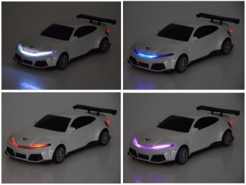 Автомобиль + зарядная станция Электромобиль с разноцветными огнями RC0687