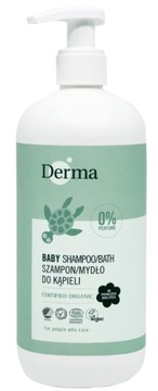 DERMA ECO BABY SZAMPON I MYDŁO DO KĄPIELI 500ml