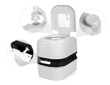 ТУРИСТИЧЕСКИЙ ПОРТАТИВНЫЙ КЕМПИНГОВЫЙ ТУАЛЕТ МОБИЛЬНЫЙ ТУАЛЕТ ПАЛАТКА Участок 24л