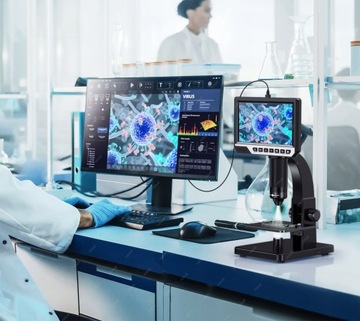 MIKROSKOP CYFROWY INSKAM 315 + KAMERA 12MP HD 2000x LCD 7